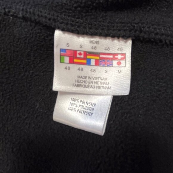 Spyder Stellar Men's Full Zip Sweater Black Size SMALL Textured Fabric - Picture 4 of 14